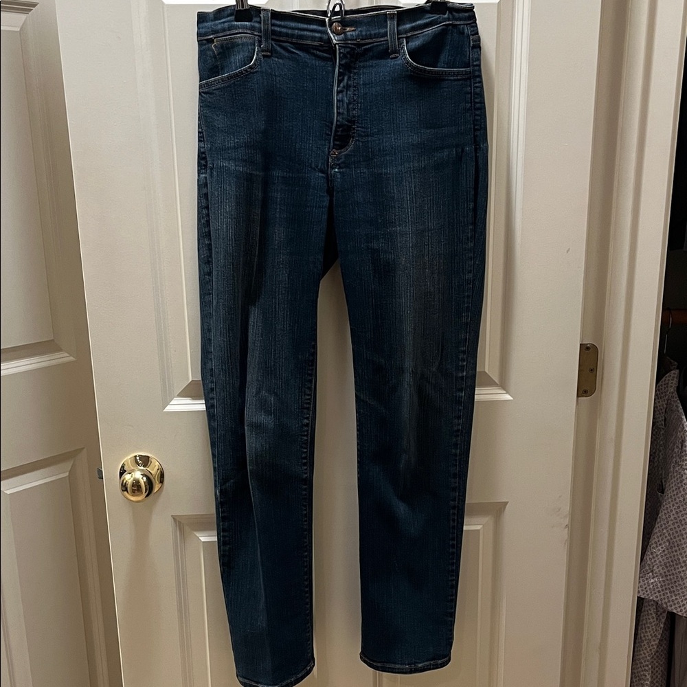 NYDJ Women's Dark Blue Straight Leg Jeans